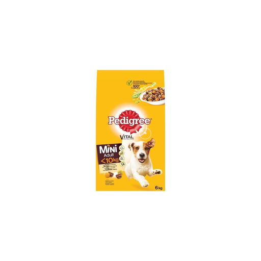 [5998749136300] PEDIGREE Mini Croquettes Au Poulet Et Aux Legumes 1,2kg