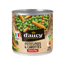 D'AUCY Guisantes y zanahorias extra finos 265 g