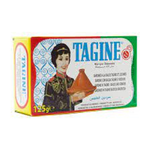 [6111243810012] RIAD Sardines in soybean oil with vegetables, chili and spices 0.09 kg