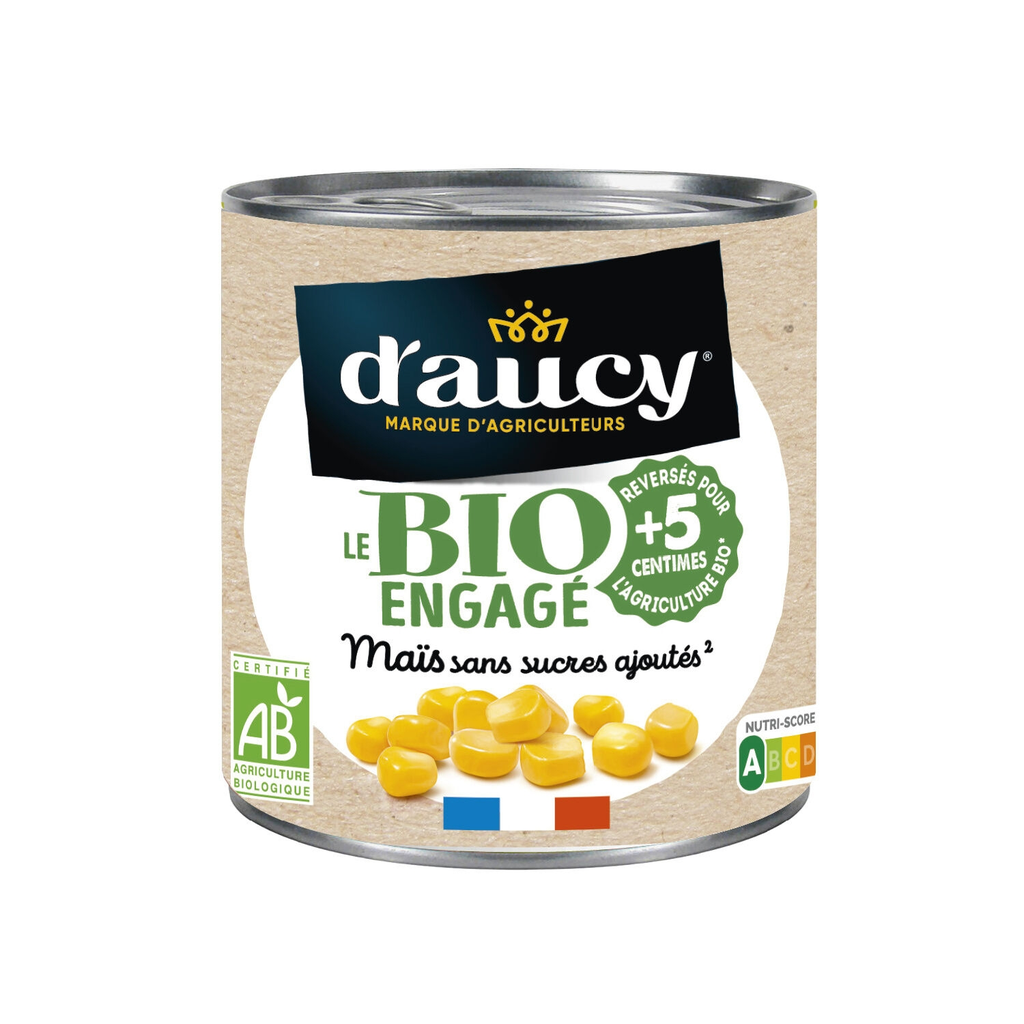 D'AUCY Maíz Dulce Bio 285 g