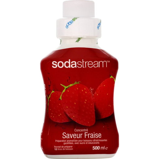 [7290006319012] SODASTREAM Strawberry Flavor Concentrate 500 ml