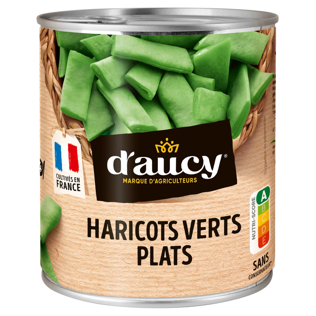 D'AUCY Cut Flat Green Beans 0.42 kg