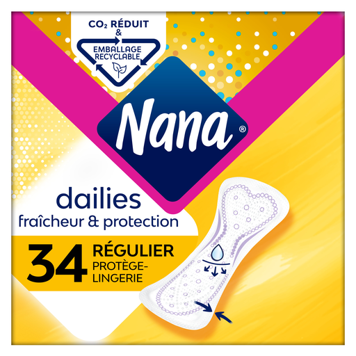 [7310791178165] NANA Daily Freshness Normal Pantyliners 34