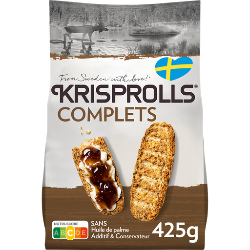 [7311070032604] KRISPROLLS Wholewheat Swedish Toasts 425g
