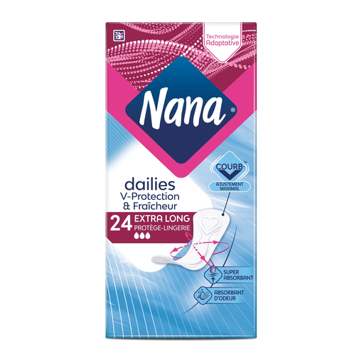 [7322540635249] NANA Pantyliner Extra Long Daily Freshness 24