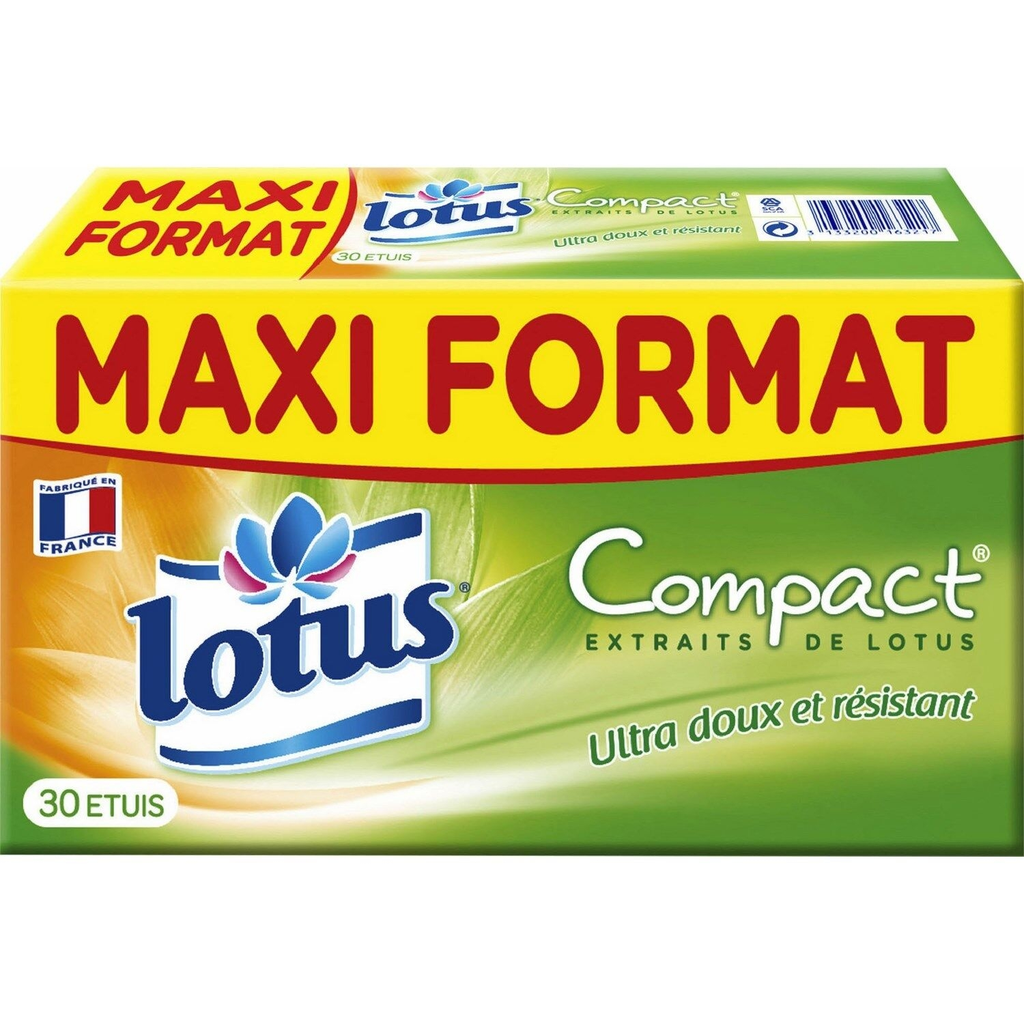 LOTUS Compact Tissues 30-pack