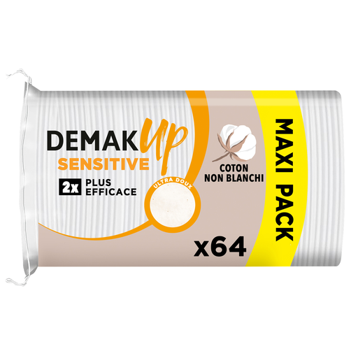 [7322540809879] DEMAK'UP Discos de algodão Sensitive x64