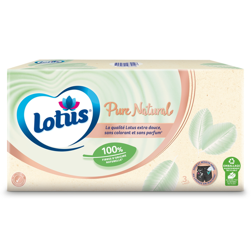 [7322541074146] LOTUS White Tissues Pure 0% Fragrance 3-Ply x80
