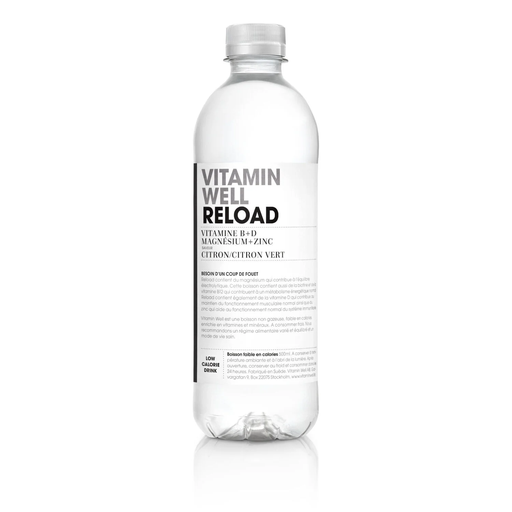[7350042711505] VITAMIN WELL Boisson Reload citron vert 50 cl