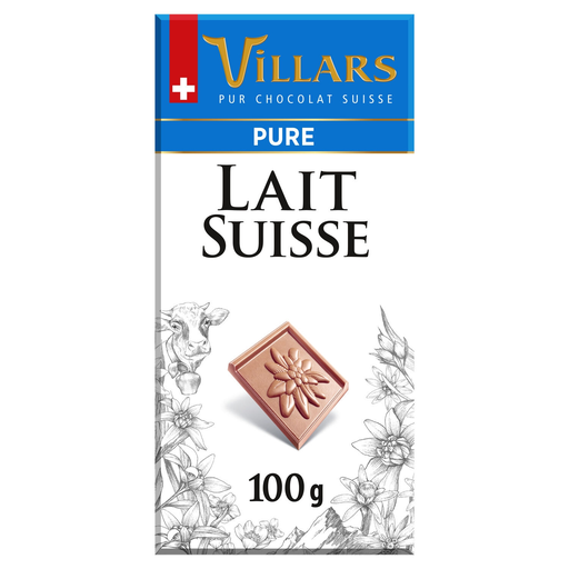 [7610036002751] VILLARS Swiss Milk Chocolate Tasting Bar 100 g