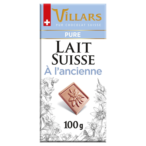 [7610036010305] VILLARS Swiss Milk Chocolate Bar Old-Fashioned 100 g