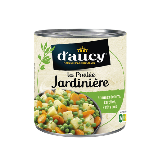 [3017800201763] D'AUCY Salteado de verduras jardinera 290 g