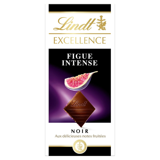 [7610400087308] LINDT Excellence Dark Chocolate Intense Fig 100 g