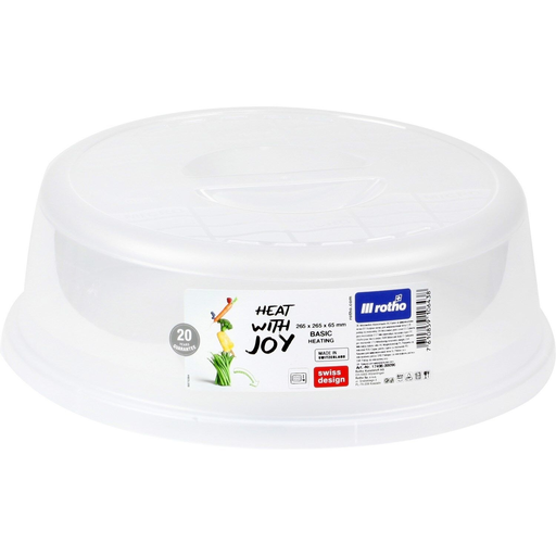 [7610859106438] ROTHO Cloche micro-ondes XL transparent la cloche