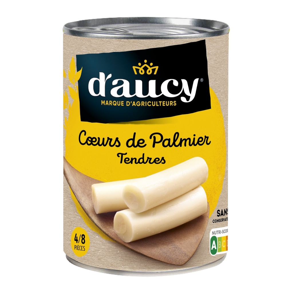 D'AUCY Corazones de palmito tiernos 220 g