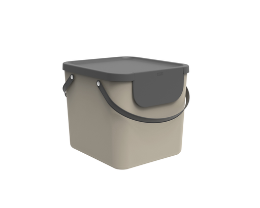 [7610859225566] NO NAME Poubelle De Tri Rotho Albula Cappuccino 40 L