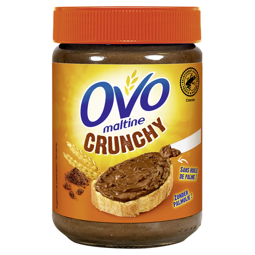 [7612100018477] OVOMALTINE Creme de barrar crunchy com pedaços estaladiços 360 g
