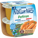 NATURNES NESTLE Puré de legumes Abóbora desde 4 meses 2 frascos de 130 g