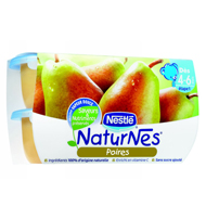 Naturnes Pack 4X130G Poire Nestle