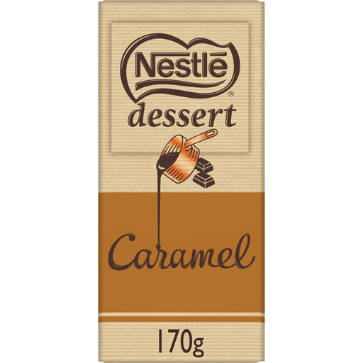 [7613032471842] NESTLE Milk Chocolate with Caramel for Baking 170 g