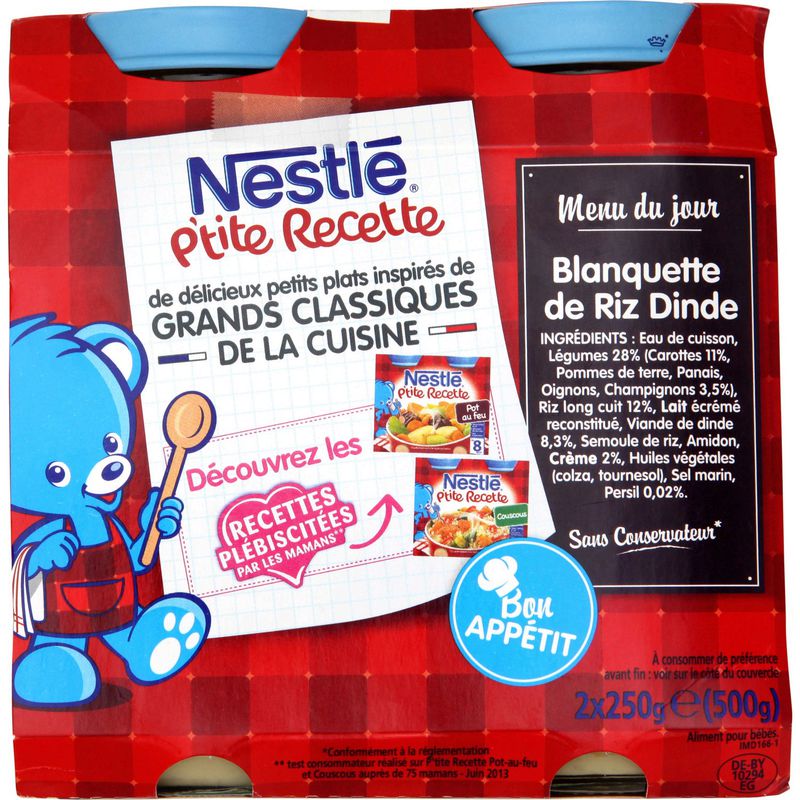 Nestle M.Recette Blanquet Dind 2X250G