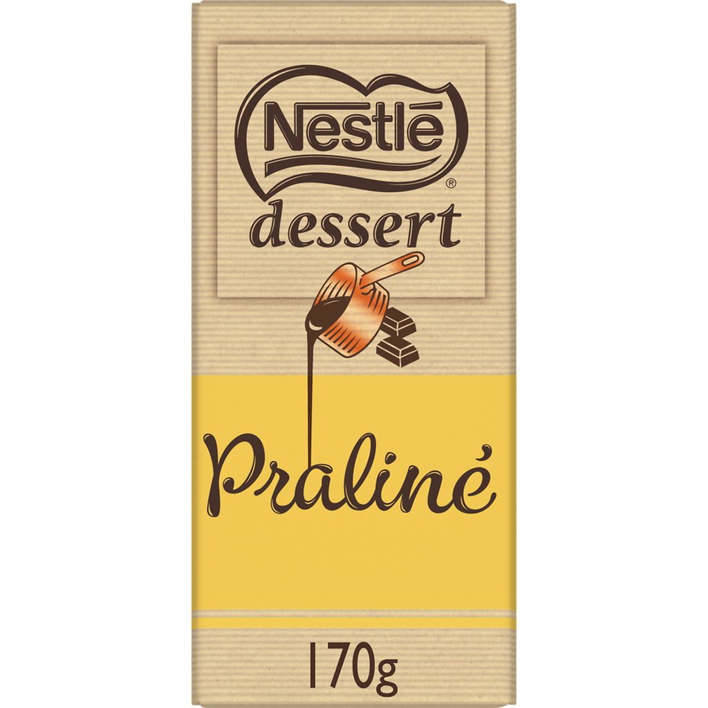 NESTLE Chocolate de leite praliné Dessert 170 g