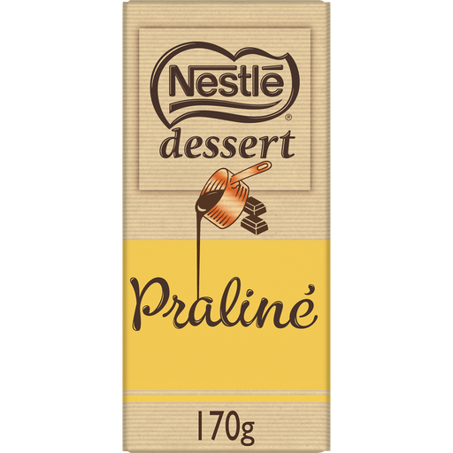 [7613032910501] NESTLE Praline Milk Chocolate Dessert 170 g