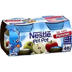 Nestle Pack 2X80G P'Tit Pot Pomme