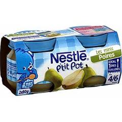 Nestle Pack 2X80G P'Tit Pot Poire
