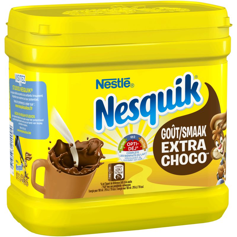 Nesquik Boîte Chocolat En Poudre Extra-Choco 600G