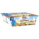 NESTLE P'TIT GOURMAND Desserts bébé vanille 6 pots de 60 g