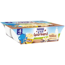 Nestlé Desserts Bébé 6 Mois P'Tit Gourmand Mini Douceur Vanille : 6 Pots De 60 G