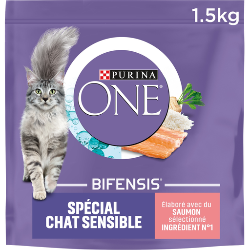[7613033562051] PURINA ONE Bifensis Salmon Dry Cat Food for Sensitive Cats 1.5 kg