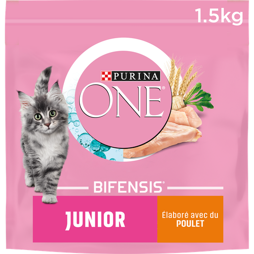 [7613033663246] PURINA ONE Kitten Chicken and Whole Grains Dry Food 1.5 kg