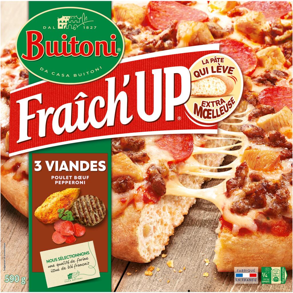 Buitoni Buit Piz Fraichup 3Viande 590G