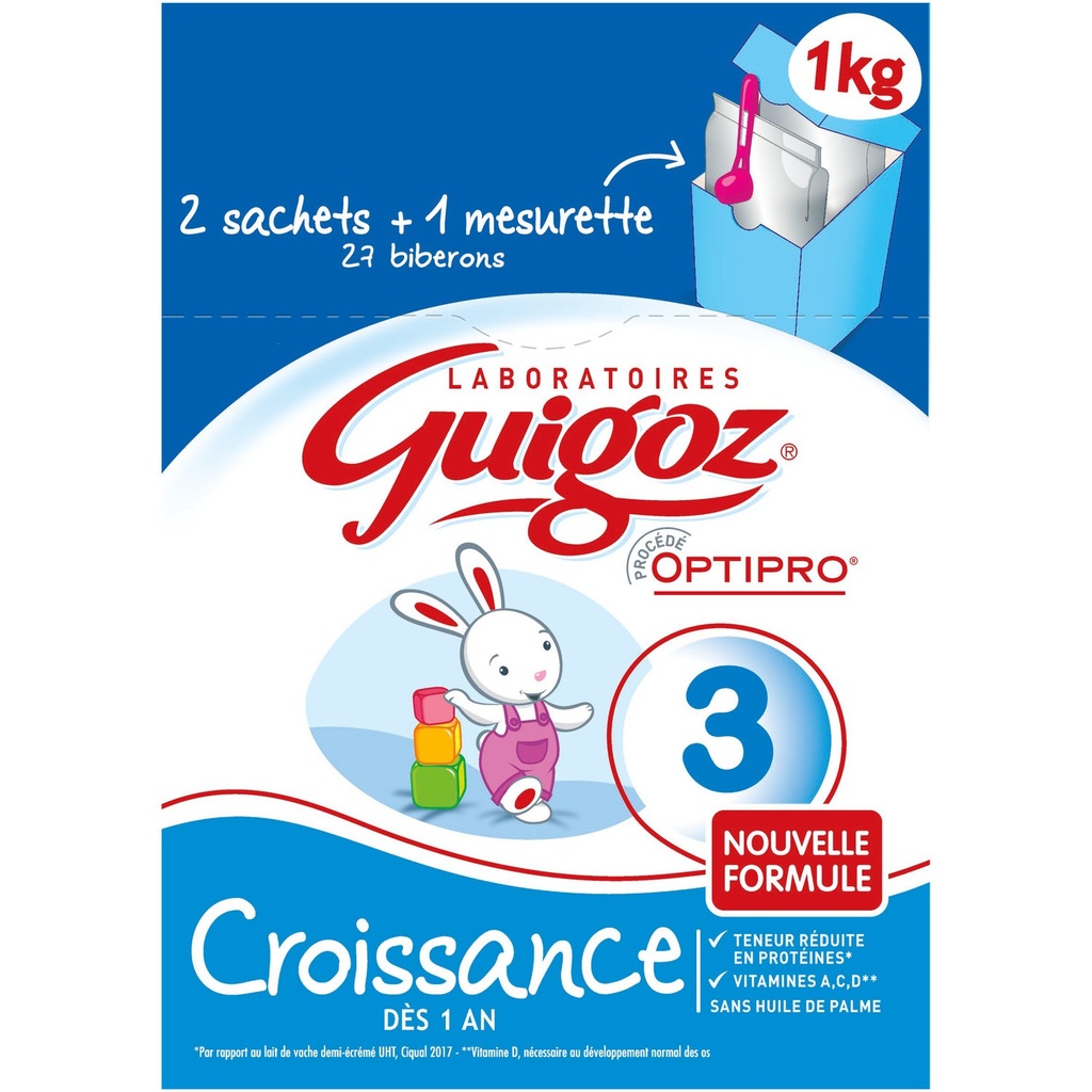 Guigoz Nestle Crois 3 2X500G