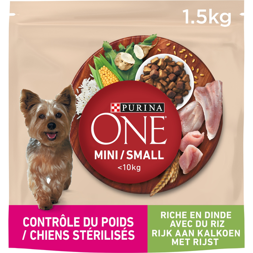 [7613034146700] PURINA ONE Small Dog Mini Weight Control Turkey 1.5 kg