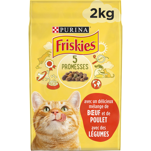 [7613034180414] PURINA Ração para gato com vaca/frango e legumes 2 kg