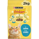 PURINA Croquetas para gato salmón FRISKIES 2 kg