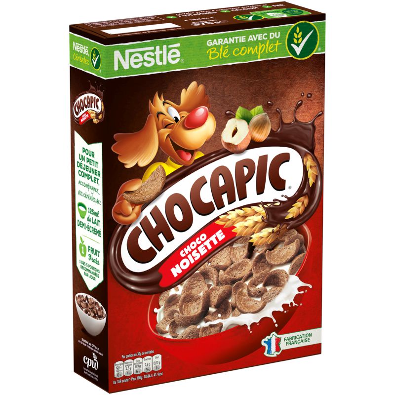 Chocapic 375G Choco/Noisette Nestle