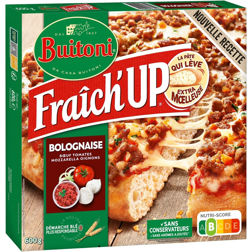 BUITONI Pizza Bolognaise Fraich'up 600 g