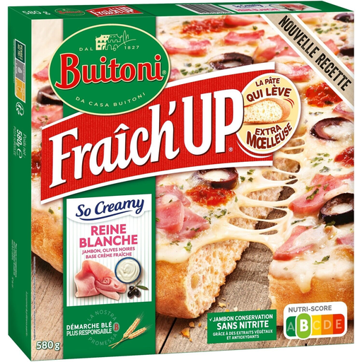 [7613034405302] BUITONI Pizza reine blanche Fraich'Up So Creamy 580 g