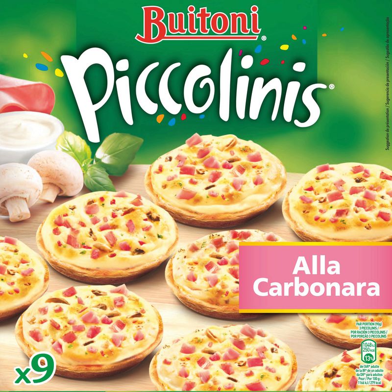 Buitoni 270G Piccolinis Carbonara