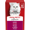 PURINA Gourmet Mon Petit Intense Meat Selection 6 x 50 g