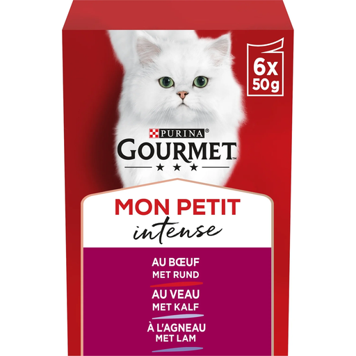 [7613034452450] PURINA Gourmet Mon Petit Intense Meat Selection 6 x 50 g