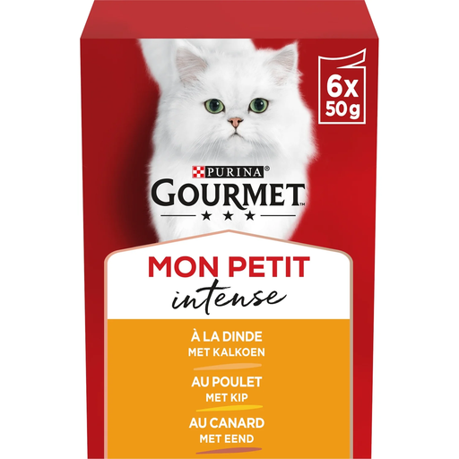 [7613034453068] PURINA Gourmet Mon Petit Intense comida en salsa de ave para gato 6x50g