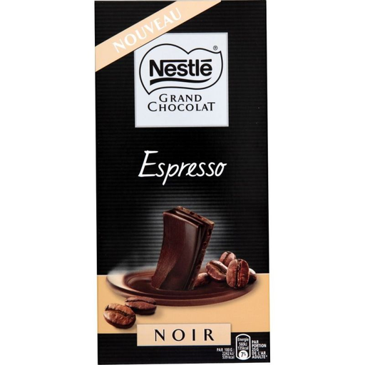[7613034479105] NESTLE Tableta Grand Chocolat Noir Café 100 g