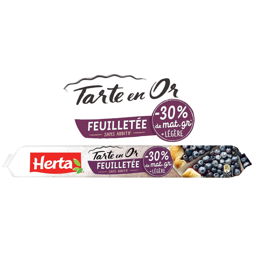 HERTA Massa Folhada 30% MG 230 g