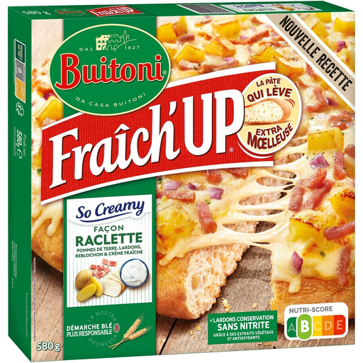 [7613034909091] FRAICH'UP Pizza estilo raclette So Creamy 580 g