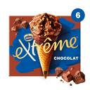 EXTREME Conos de helado de chocolate y trozos de turrón 6 piezas 426 g